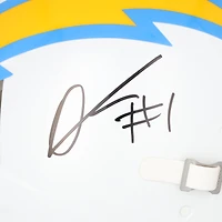 Quentin Johnston Los Angeles Chargers Autographed Riddell Speed Authentic Helmet