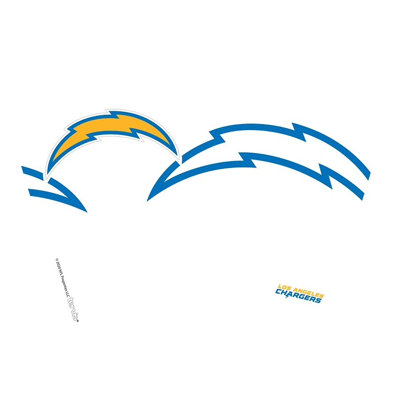 Tervis  Los Angeles Chargers 24oz NFL 2 PACK Genuine & Forever Fan