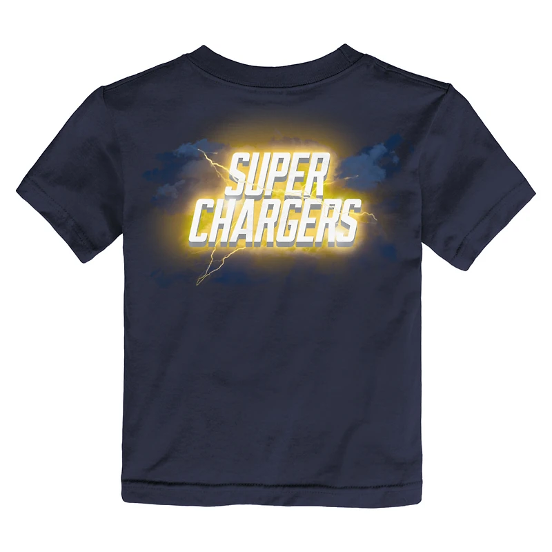 Toddler  Navy Los Angeles Chargers Super Logo T-Shirt