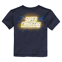 Toddler  Navy Los Angeles Chargers Super Logo T-Shirt