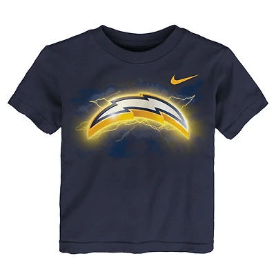 T-shirt bleu marine avec super logo des Los Angeles Chargers pour tout-petit