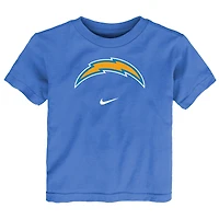 T-shirt Nike bleu poudré pour tout-petit avec logo principal des Los Angeles Chargers