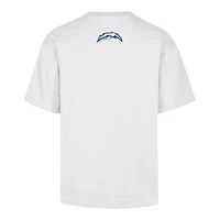 Unisex '47  White Los Angeles Chargers I Love Guys Who Like Football Foundation T-Shirt
