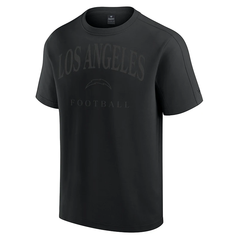 Unisex Fanatics Black Los Angeles Chargers Elements Flex Tri-Blend T-Shirt