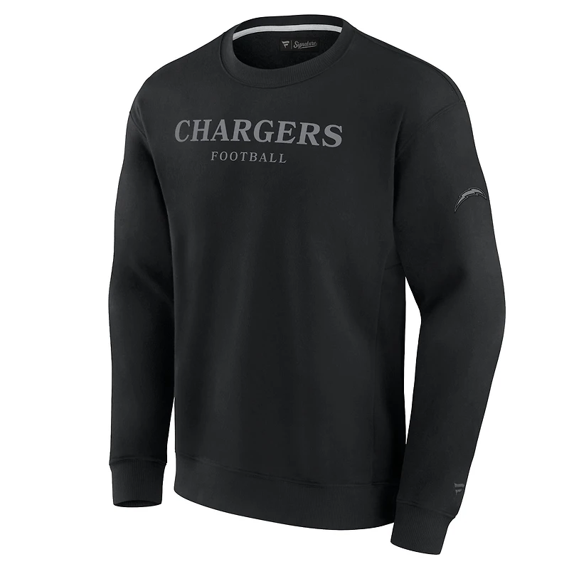 Unisex Fanatics  Black Los Angeles Chargers Elements Unlimited Fleece Pullover Sweatshirt