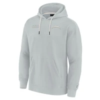 Unisex Fanatics Gray Los Angeles Chargers Elements Super Soft Fleece Pullover Hoodie