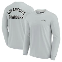 Unisex Fanatics Khaki Los Angeles Chargers Elements Super Soft Long Sleeve T-Shirt