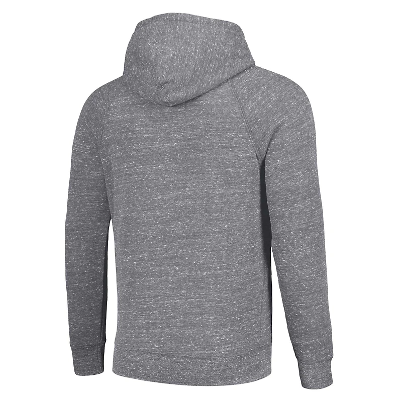 Sweat à capuche unisexe Hommage gris Los Angeles Chargers Hyperlocal Raglan
