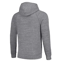 Sweat à capuche unisexe Hommage gris Los Angeles Chargers Hyperlocal Raglan