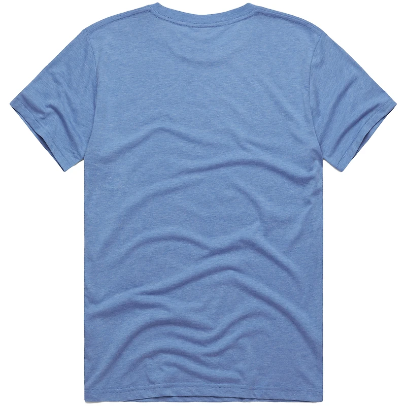Unisex Homage x The Simpsons Powder Blue Los Angeles Chargers Tri-Blend T-Shirt