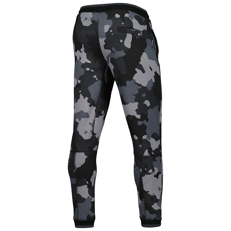 Pantalon de jogging camouflage Los Angeles Chargers noir unisexe The Wild Collective