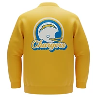 Sweat-shirt polaire unisexe The Wild Collective Gold Los Angeles Chargers Charger Power