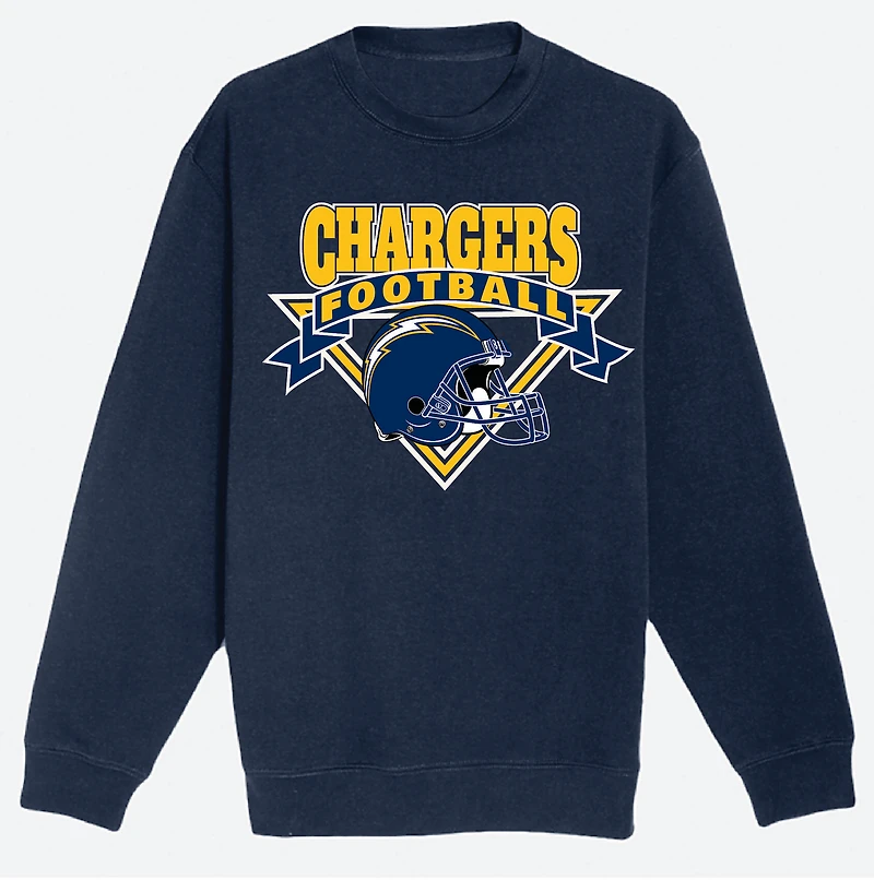 Sweat-shirt unisexe en polaire bleu marine The Wild Collective des Los Angeles Chargers