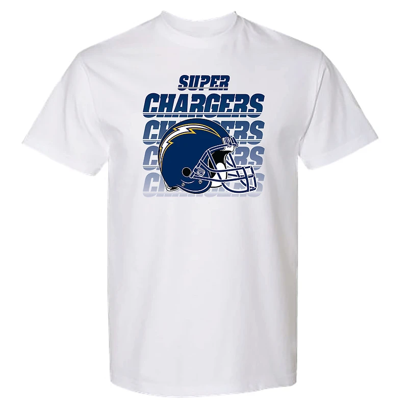Unisex The Wild Collective Los Angeles Chargers Super Scoop Neck T-Shirt
