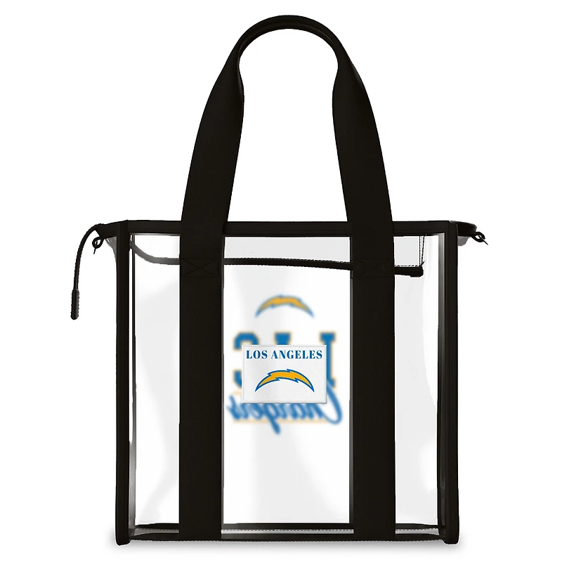 WEAR by Erin Andrews Los Angeles Chargers Stadium Tote Bag with Team Color Trim