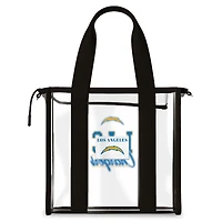 WEAR by Erin Andrews Los Angeles Chargers Stadium Tote Bag with Team Color Trim