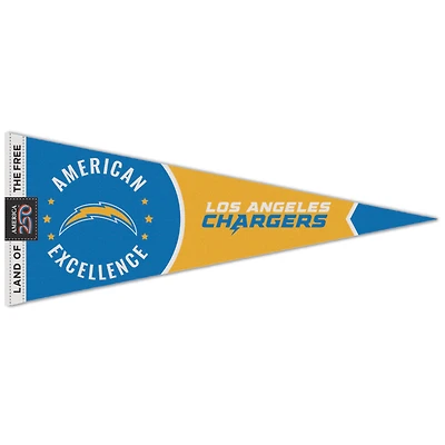 Fanion WinCraft Los Angeles Chargers 12" x 30" America 250 Premium
