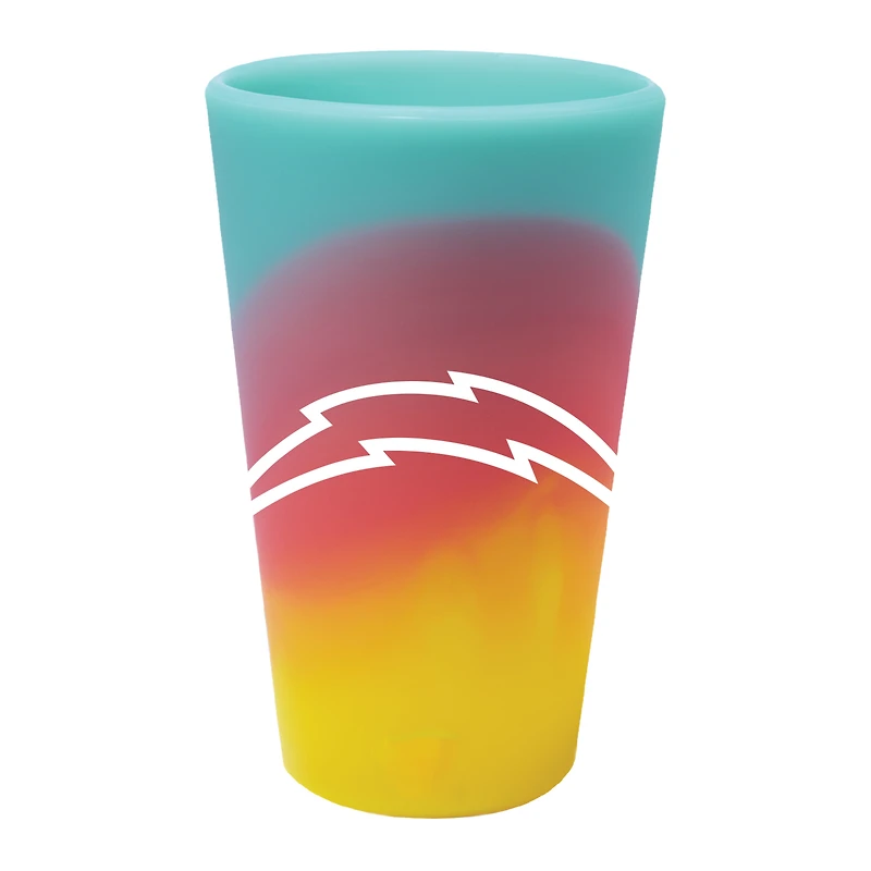 Chargeurs WinCraft Los Angeles 16oz. Verre à pinte en silicone à la mode
