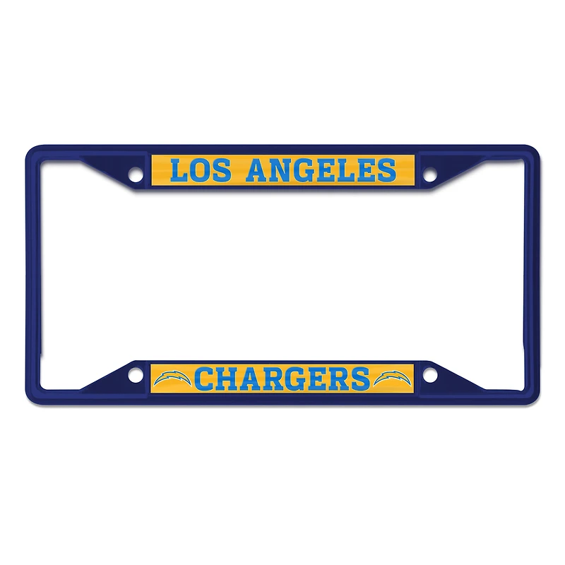 WinCraft Los Angeles Chargers Cadre de plaque d'immatriculation couleur chrome