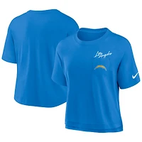 T-shirt Nike Powder Blue Los Angeles Chargers Performance Pocket pour femme