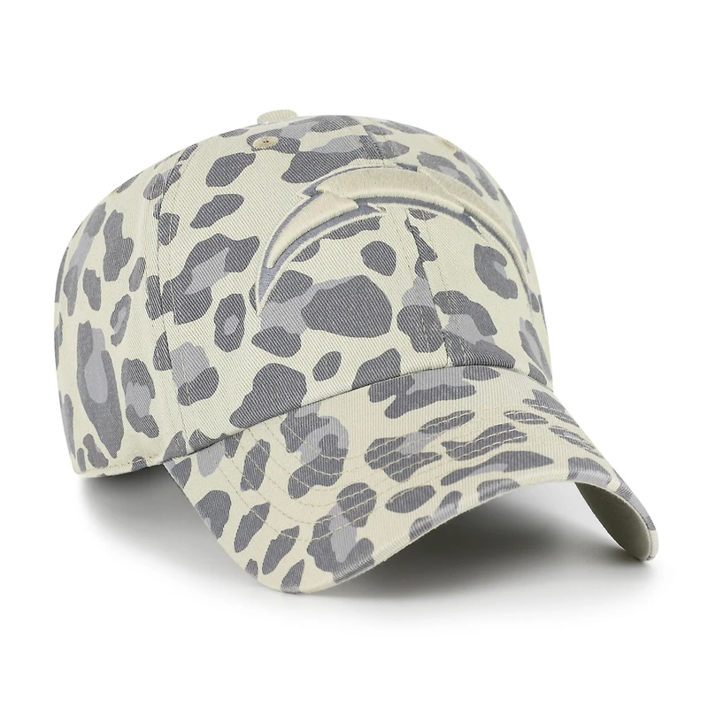 Casquette ajustable Bagheera Clean Up grise pour femme, modèle 1947, des Chargers de Los Angeles