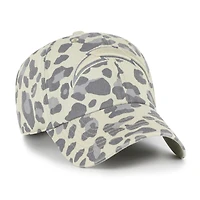 Casquette ajustable Bagheera Clean Up grise pour femme, modèle 1947, des Chargers de Los Angeles