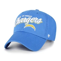 Casquette ajustable Ariana Clean Up bleu poudre pour femme '47 des Chargers de Los Angeles