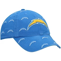 Casquette réglable Los Angeles Chargers Confetti Clean Up '47 pour femme, bleu poudré