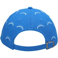 Casquette réglable Los Angeles Chargers Confetti Clean Up '47 pour femme, bleu poudré