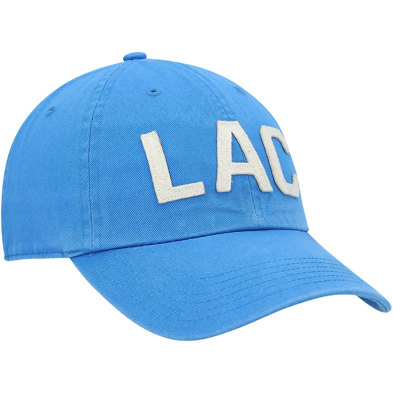 Casquette réglable '47 Powder Blue Los Angeles Chargers Finley Clean Up pour femme