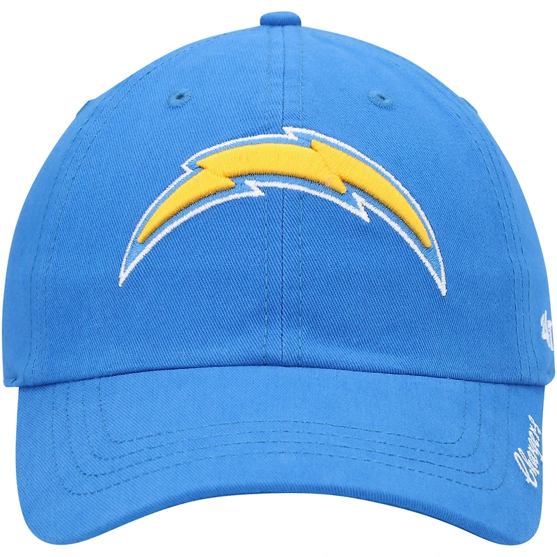 Casquette réglable pour femme '47 Powder Blue Los Angeles Chargers Miata Clean Up Primary
