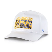 Casquette ajustable blanche « 47 Los Angeles Chargers Outspoken Hitch » pour femme