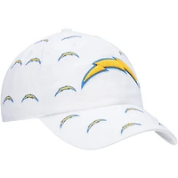 Casquette réglable '47 Los Angeles Chargers Team Confetti Clean Up pour femme, blanche