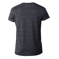 Women's Champion Black Los Angeles Chargers Triumph Tri-Blend V-Neck T-Shirt