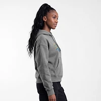 Sweat à capuche Champion Triumph Tri-Blend gris pour femme, modèle Los Angeles Chargers