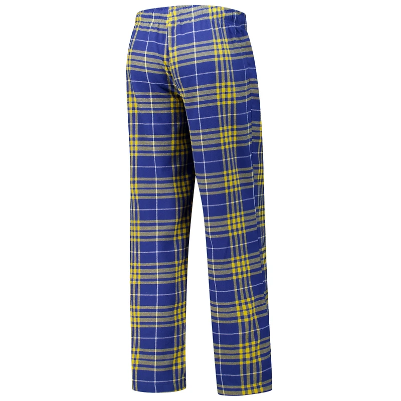 Ensemble de nuit pour femme Concepts Sport Los Angeles Chargers Vector T-shirt et pantalon en flanelle