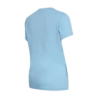 Concepts Sport Powder Blue/Navy Los Angeles Chargers Arctic T-shirt et pantalon en flanelle pour femme