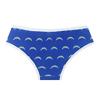 Culotte en tricot Los Angeles Chargers Gauge Allover Print de Concepts Sport pour femme, bleu poudré