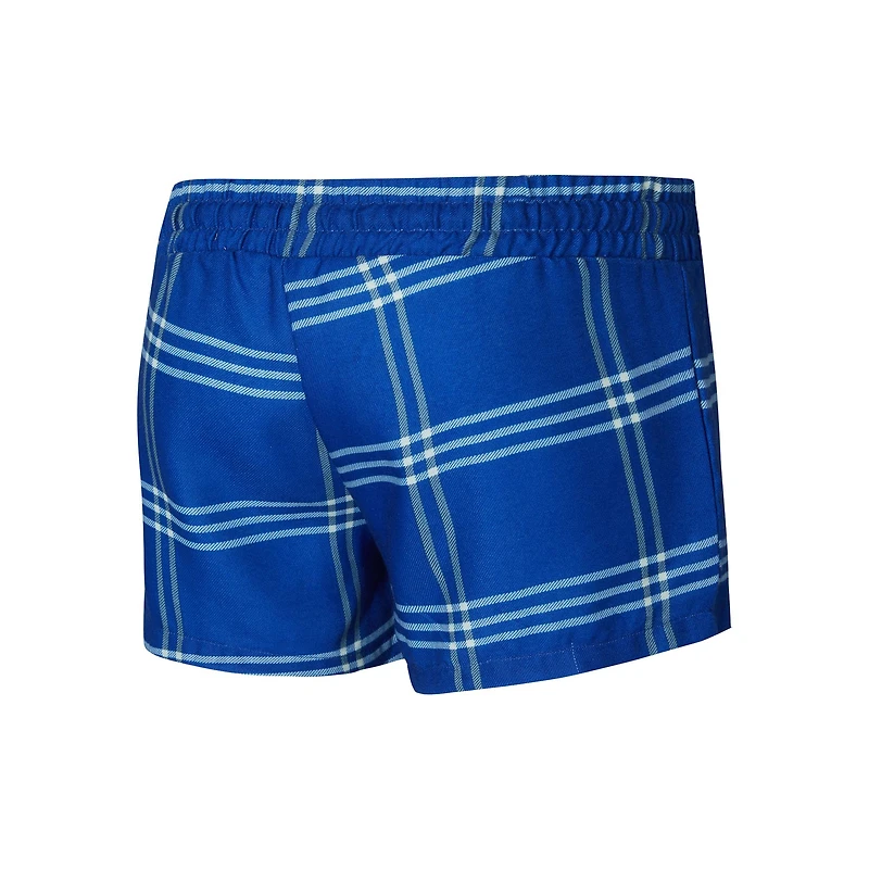 Ensemble haut à manches longues et short raglan Petition pour femme Concepts Sport Royal/Gris des Los Angeles Chargers