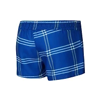 Ensemble haut à manches longues et short raglan Petition pour femme Concepts Sport Royal/Gris des Los Angeles Chargers