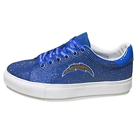 Women's Cuce Powder Blue Los Angeles Chargers Team Color Crystal Sneakers