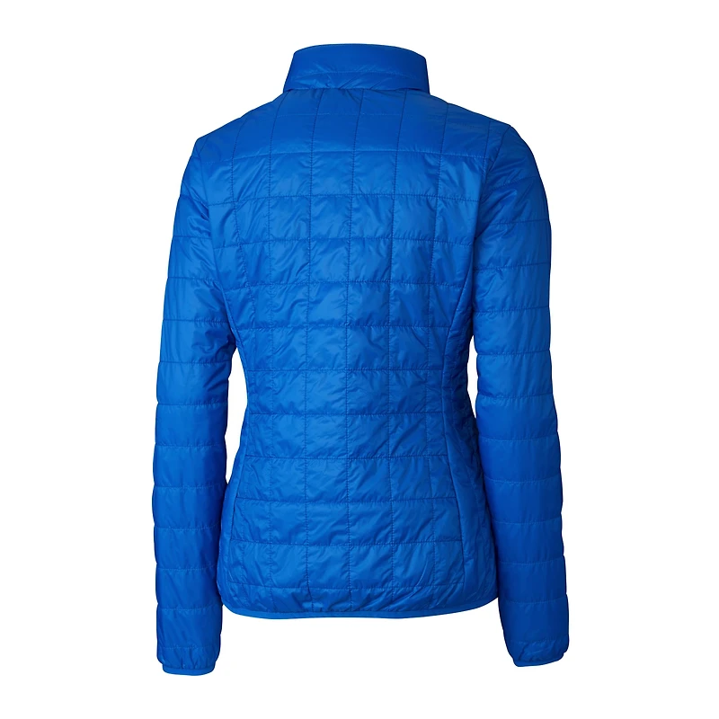 Doudoune isolante entièrement zippée Rainier PrimaLoft Eco pour femme avec logo casque des Los Angeles Chargers, Cutter & Buck Royal