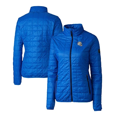 Doudoune isolante entièrement zippée Rainier PrimaLoft Eco pour femme avec logo casque des Los Angeles Chargers, Cutter & Buck Royal