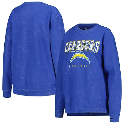 Sweat à capuche Los Angeles Chargers G-III 4Her by Carl Banks bleu poudré pour femme