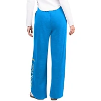 Pantalon de survêtement large G-III 4Her pour femme par Carl Banks, bleu poudre, Los Angeles Chargers Field