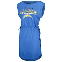 G-III 4Her pour femmes par Carl Banks Powder Blue Los Angeles Chargers G.O.A.T. Couverture de maillot bain