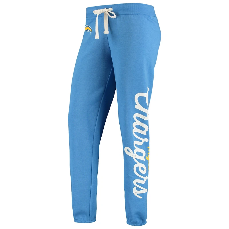 Pantalon de mêlée Los Angeles Chargers G-III 4Her by Carl Banks bleu poudré pour femme