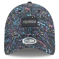 Casquette ajustable noire New Era Los Angeles Chargers 2025 NFL Crucial Catch Pony Tail pour femme