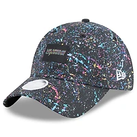 Casquette ajustable noire New Era Los Angeles Chargers 2025 NFL Crucial Catch Pony Tail pour femme