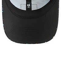 Casquette ajustable noire New Era Los Angeles Chargers 2025 NFL Crucial Catch Pony Tail pour femme